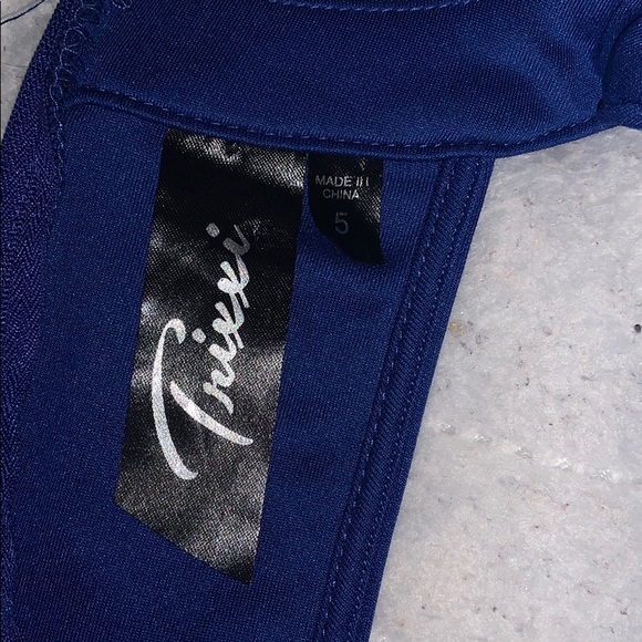 Trixxi Juniors Royal Blue Formal Mini Dress - Picture 4 of 4